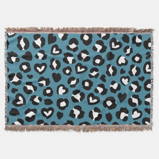 Dierenprint, Blauwe luipaard, Cheetah Spots, Harte Deken (Voorkant)