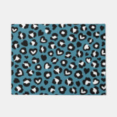 Dierenprint, Blauwe luipaard, Cheetah Spots, Harte Deurmat (Voorkant)