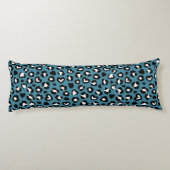 Dierenprint, Blauwe luipaard, Cheetah Spots, Harte Lichaamskussen (Achterkant)