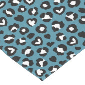 Dierenprint, Blauwe luipaard, Cheetah Spots, Harte Medium Tafelloper (Hoek)