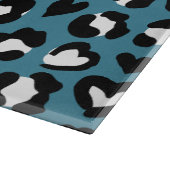 Dierenprint, Blauwe luipaard, Cheetah Spots, Harte Snijplank (Hoek)
