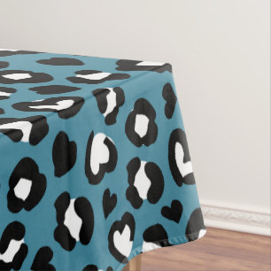 Dierenprint, Blauwe luipaard, Cheetah Spots, Harte Tafelkleed