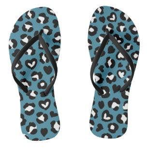 Dierenprint, Blauwe luipaard, Cheetah Spots, Harte Teenslippers
