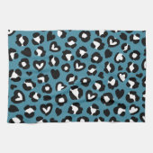 Dierenprint, Blauwe luipaard, Cheetah Spots, Harte Theedoek (Horizontaal)