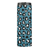 Dierenprint, Blauwe luipaard, Cheetah Spots, Harte Thermosbeker (Achterkant)