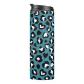 Dierenprint, Blauwe luipaard, Cheetah Spots, Harte Thermosbeker (Geroteerd rechts)
