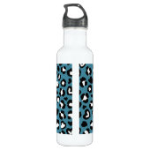 Dierenprint, Blauwe luipaard, Cheetah Spots, Harte Waterfles (Achterkant)