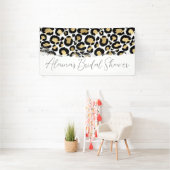 Dierenprint Bruiloft Feest Banner (Insitu)