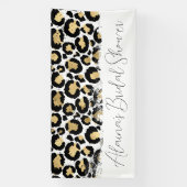 Dierenprint Bruiloftsfeest Party Banner (Verticaal)