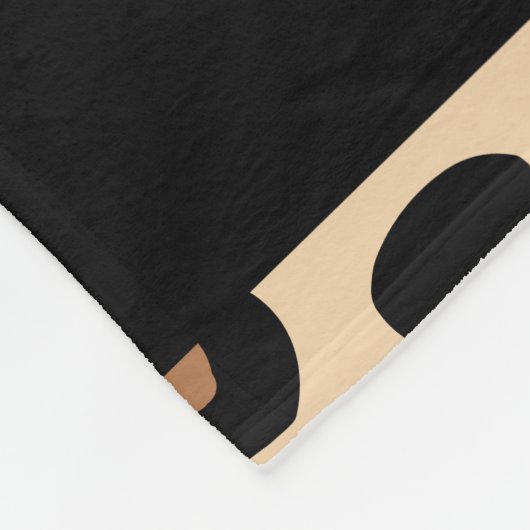 Dierenprint, Bruin Luipaard, Harten, Jouw naam Fleece Deken (Hoek)