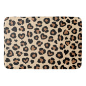 Dierenprint, Bruine luipaard, Cheetah Spots, Harte Badmat (Voorkant)