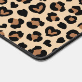 Dierenprint, Bruine luipaard, Cheetah Spots, Harte Bureaumat (Hoek)