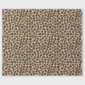 Dierenprint, Bruine luipaard, Cheetah Spots, Harte Cadeaupapier (Vlak)