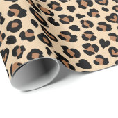 Dierenprint, Bruine luipaard, Cheetah Spots, Harte Cadeaupapier (Rol Hoek)