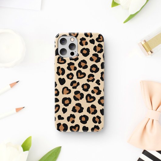 Dierenprint, Bruine luipaard, Cheetah Spots, Harte Case-Mate iPhone Case