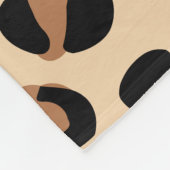 Dierenprint, Bruine luipaard, Cheetah Spots, Harte Fleece Deken (Hoek)