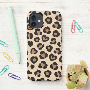 Dierenprint, Bruine luipaard, Cheetah Spots, Harte iPhone 12 Hoesje