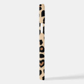 Dierenprint, Bruine luipaard, Cheetah Spots, Harte iPhone Hoesje (Rechterkant)