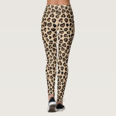 Dierenprint, Bruine luipaard, Cheetah Spots, Harte Leggings (Achterkant)