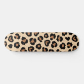 Dierenprint, Bruine luipaard, Cheetah Spots, Harte Persoonlijk Skateboard (Horizontaal)
