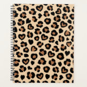 Dierenprint, Bruine luipaard, Cheetah Spots, Harte Planner (Voorkant)
