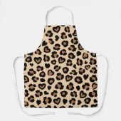 Dierenprint, Bruine luipaard, Cheetah Spots, Harte Schort (Voorkant)