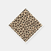 Dierenprint, Bruine luipaard, Cheetah Spots, Harte Servet (Hoek)