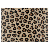 Dierenprint, Bruine luipaard, Cheetah Spots, Harte Snijplank (Voorkant)