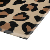 Dierenprint, Bruine luipaard, Cheetah Spots, Harte Snijplank (Hoek)