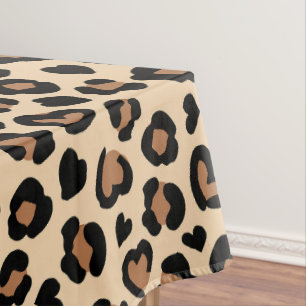 Dierenprint, Bruine luipaard, Cheetah Spots, Harte Tafelkleed
