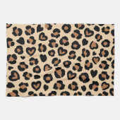 Dierenprint, Bruine luipaard, Cheetah Spots, Harte Theedoek (Horizontaal)