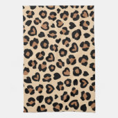 Dierenprint, Bruine luipaard, Cheetah Spots, Harte Theedoek (Verticaal)