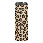 Dierenprint, Bruine luipaard, Cheetah Spots, Harte Thermosbeker (Achterkant)