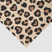Dierenprint, Bruine luipaard, Cheetah Spots, Harte Tissuepapier (Detail)