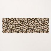 Dierenprint, Bruine luipaard, Cheetah Spots, Harte Yogamat (Achterkant (horizontaal))