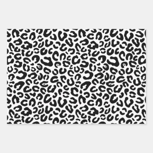 Dierenprint cadeaupapier set (Voorkant 2)