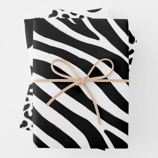 Dierenprint cadeaupapier set (In situ)