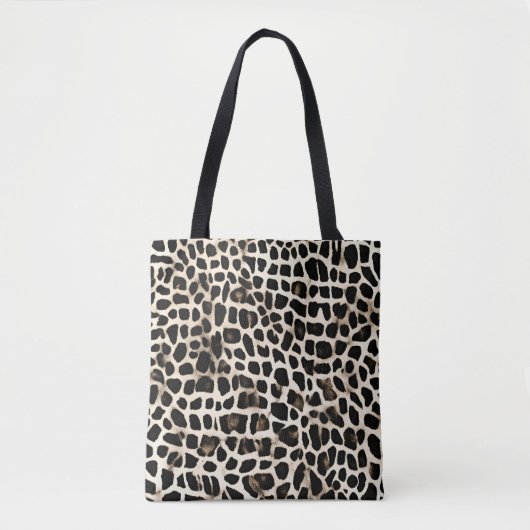Dierenprint - Canvas tas (Voorkant)