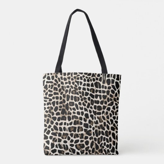 Dierenprint - Canvas tas (Achterkant)