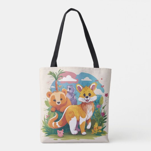 Dierenprint Designer Trending tas (Achterkant)