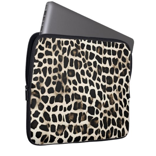 Dierenprint - Elektronicatas Laptop Sleeve (Voorkant Rechts)