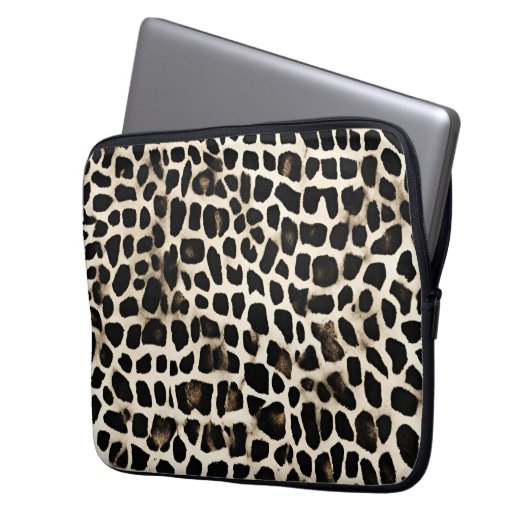 Dierenprint - Elektronicatas Laptop Sleeve (Voorkant Links)