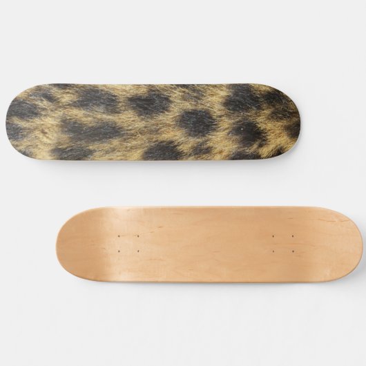 Dierenprint Esthetisch Uniek Patroon Persoonlijk Skateboard (Horizontaal)