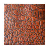 Dierenprint Faux Alligator Tegeltje (Voorkant)