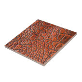 Dierenprint Faux Alligator Tegeltje (Zijkant)