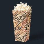 Dierenprint feestfavorietendoos bedankdoosjes<br><div class="desc">Deze feestfavorietendoos is weergegeven in een safari-dierenprint in bruine meerdere kleuren. 
Pas dit item aan of koop het zoals het is.
Tip: Voeg een traktatie en een vrolijke lint toe.




Stock afbeelding</div>