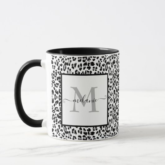 Dierenprint gepersonaliseerd mok (Links)