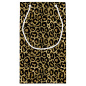 Dierenprint geschenkzak klein cadeauzakje (Achterkant)