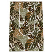 Dierenprint geschenkzak medium cadeauzakje (Achterkant)