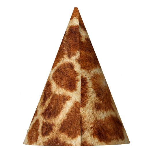 Dierenprint Giraffe Verjaardagsfeestje Pet Feesthoedjes (Achterkant)